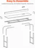 An exploded view diagram showing the components of a desk for assembly. Anteprima dell’immagine prodotto