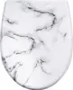A top-down view of a toilet seat with a marble pattern. Produktbild-Vorschau