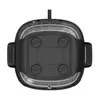 A top-down view of a black and transparent air fryer. Produktbild-Vorschau