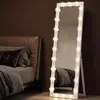 HOMCOM Celotělové zrcadlo 150 x 40 cm, stojací LED zrcadlo Náhled obrázku produktu 2