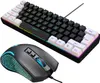 A gaming keyboard and mouse set is displayed against a white background. Produktbild-Vorschau