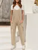 Damen-Jumpsuit, ärmellos, V-Ausschnitt, Spaghettiträger Produktbild-Vorschau 2