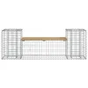 vidaXL Gabiónová záhradná lavička 183x41x60,5 cm Náhľad obrázku produktu 3