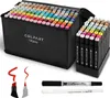 120+2 Brush Marker Set für Manga und Design - Hochwertige Produktbild-Vorschau 1