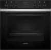 Siemens iQ300, Einbau-Herd, 60 x 60 cm, Edelstahl HE273ABS4 Frontansicht geschlossen Produktbild-Vorschau