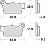 TRW Bremsbelagsatz MCB739RSI 450 SM  YZ450F RR400 BBX 300 Produktbild-Vorschau 3