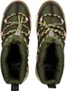 A top-down view of a pair of green winter boots. Produktbild-Vorschau