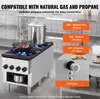 SucceBuy 52 kW komerčný plynový sporák s 2 horákmi, propán Náhľad obrázku produktu 3