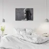 Nástěnné plátno Buddha na šedém pozadí 60x40 cm Feeby šedá Náhled obrázku produktu 4