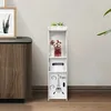 Toilettenpapierhalter Badezimmer-Bodenschrank Produktbild-Vorschau 2