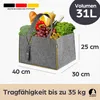Filztasche Einkaufskorb & Kaminholzkorb aus recyceltem PET Produktbild-Vorschau 2