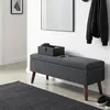 BEALIFE čalouněná lavice s úložným prostorem 110 x 39 x 45 Náhled obrázku produktu 1