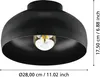 MOGANO 2 applique/plafonnier lampe éclairage - H17,5 x Ø28 Voir les images du produit 5