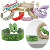 LS-LebenStil Canvas Statement Armband Smile Love Dream Produktbild-Vorschau 1