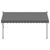 vidaXL Tenda retrattile antracite 350x150 cm in tessuto e Anteprima dell’immagine prodotto 3