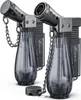 balenie 2 Jet Flame Storm Lighter Plynový plniteľný Náhľad obrázku produktu 1