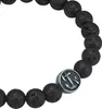 True Rebels Armband Anker Lava-Stein 21,0 Produktbild-Vorschau 3