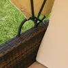 Strandkorb Braun Sonnendach Sonnenliege Sonnenbett Produktbild-Vorschau 8