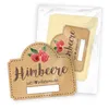 itenga 50 x Marmeladen Etikett Himbeere 4,5x3,8cm 100% Produktbild-Vorschau 2