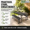 Bierzeltgarnitur 3-tlg. klappbar Länge 107 cm Produktbild-Vorschau 9