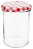 48er Set Marmeladenglas 435ml Einmachglas TO82 Deckel rot Produktbild-Vorschau 5