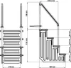 Schwimmbadleiter Treppe, Kunststoff 4-stufig Produktbild-Vorschau 7