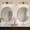 Tribesigns 3-Licht Badezimmer-Wandleuchte Gold, Moderne Produktbild-Vorschau 8