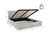 Interbeds Polsterbett 160x200cm Bett Doppelbett mit Produktbild-Vorschau 7
