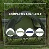 Podwyższone łóżko kempingowe z namiotem kopułowym – w Podgląd zdjęcia produktu 3