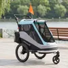 AIYAPLAY 2 in 1 Fahrradanhänger & Buggy Faltbar Produktbild-Vorschau 8