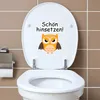Deko Aufkleber Toilettendeckel – Lustiger Badezimmer Produktbild-Vorschau 3