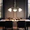 LED Hängeleuchte, 3 Flammig, Glas, Altmessing, H 120cm Produktbild-Vorschau 5