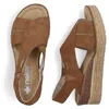 Rieker Damen Sandalette mit Kreuzbandage Plateau und Produktbild-Vorschau 10