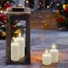 Echtwachs Stumpenkerzen 4er Set - elfenbein - Advents Produktbild-Vorschau 7