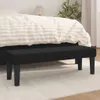 vidaXL Lavica čierna 100x30x30 cm Látka Náhľad obrázku produktu 2