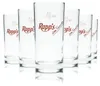 6x Rapps Glas 0,3l Becher Saft Mineral Wasser Softdrink Produktbild-Vorschau 1
