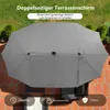 COSTWAY podwójny parasol 450x260cm z panelem słonecznym Podgląd zdjęcia produktu 4