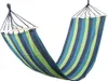 A striped hammock suspended against a white background. Náhľad obrázku produktu