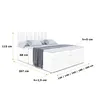 ALTDECOR Boxspringbett mit 2 Matratzen und Topper - 120x200 Produktbild-Vorschau 6