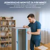 Extralink Rackmount skriňa 12U 600x450 Sivá montáž na stenu Náhľad obrázku produktu 5