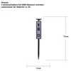 LED Solar-Zifferleuchte "Pathy" Weglicht 88cm Warmweiß Akku Produktbild-Vorschau 7