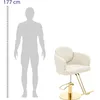 Fotel fryzjerski Expondo physa z podnóżkiem – 480–630 mm – Podgląd zdjęcia produktu 2