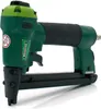 A green and black pneumatic stapler is shown against a white background. Náhľad obrázku produktu