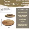 LS-LebenStil XXL Servierplatte Drehteller Akazie 40cm Produktbild-Vorschau 2