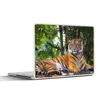 MuchoWow® Laptop Aufkleber Sticker Cover Tiger - Tiere - Produktbild-Vorschau 1