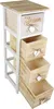 Schmale Kommode Home Holz 4 Schubladen Produktbild-Vorschau 5