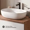 Planetmöbel Doppelwaschtisch ARISA 160 cm in Weiß mit 2 LED Produktbild-Vorschau 6