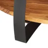 Tavolino 65x65x32 cm in legno massiccio di acacia Anteprima dell’immagine prodotto 5