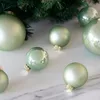Weihnachtskugeln 30 Stk 6cm mild sage + 40 Haken gold Produktbild-Vorschau 2