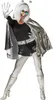 Cape Alien silber Stehkragen Weltall Karneval Fasching Produktbild-Vorschau 1